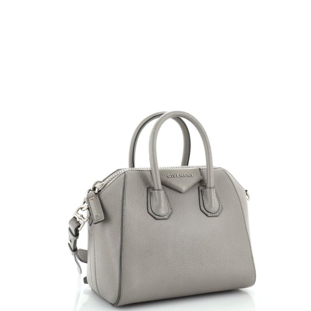 Givenchy Antigona Bag Leather Mini Gray - Picture 2 of 10